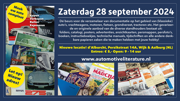 Autodocumentatie beurs 28 september