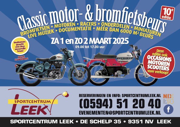 Classic motor en bromfietsbeurs Leek